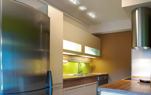 Iluminar la cocina con sistemas led