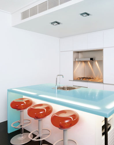 Iluminar la cocina con downlights