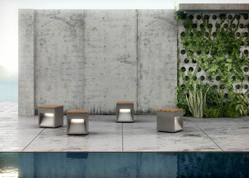 Lámpara banco de B.Lux. Lap Bench