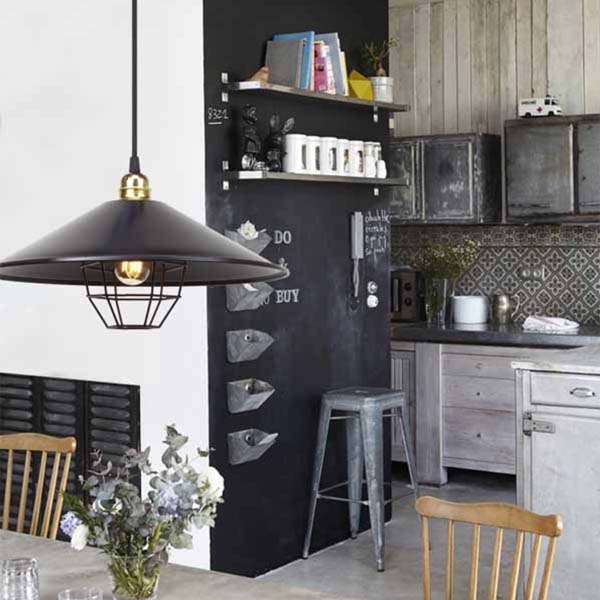 Lámparas de techo para cocinas de estilo vintage