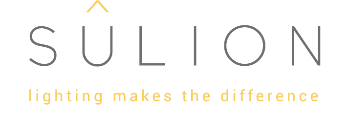 Logo de la marca Sulion de iluminación y aparatos de iluminación.