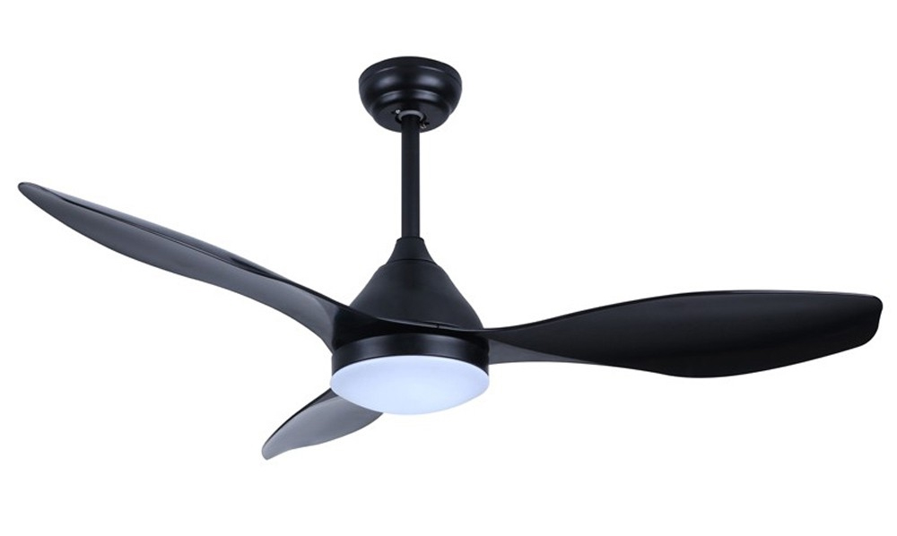 Ventilador de techo TOP color negro con LED integrado