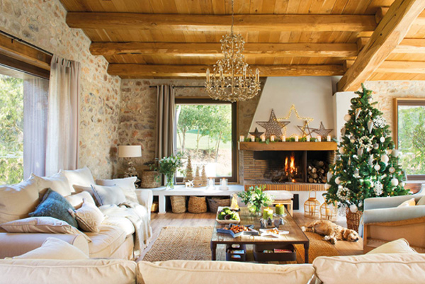 Lámparas navideñas para decorar salones