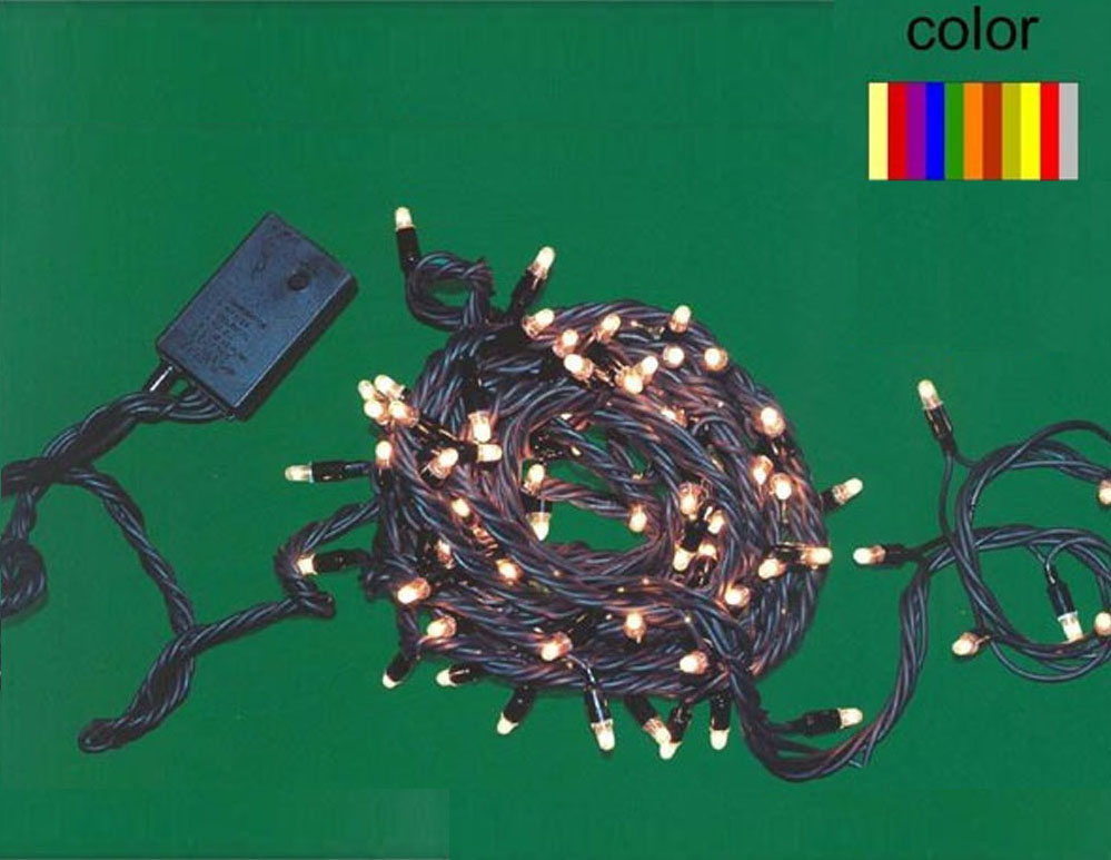 Guirnalda LED de colores para exteriores