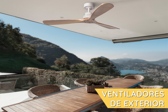 Ventiladores para techo de exterior - Blog Lamparas.es